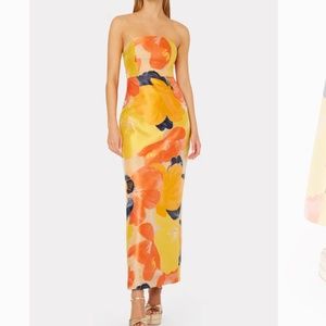 MILLY Orion Summer Jacquard Dress in Multi